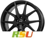 Brock B40 satin-black lackiert 8x20 ET41 - LK5/112 ML57.1 Alufelge schwarz
