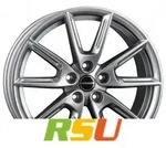 Borbet LX18 grey glossy 8x18 ET40 - LK5/112 ML66.6 Alufelge grau
