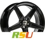 Tomason TN20 black painted 8x18 ET35 - LK5/100 ML63.4 Alufelge schwarz