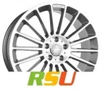 Keskin KT15 Speed palladium front polish 8.5x19 ET30 - LK5/112 ML66.6 Alufelge grau