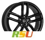 Dezent TR black 7.5x17 ET40 - LK5/112 ML70.1 Alufelge schwarz