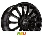 GMP Stellar glossy black 7.5x17 ET45 - LK5/112 ML66.6 Alufelge schwarz