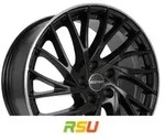 GMP Enigma matt black diamond lip 8.5x19 ET35 - LK5/112 ML66.6 Alufelge schwarz