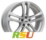 TEC Speedwheels AS4 brillant-silber 8x18 ET45 - LK5/114.3 ML72.5 Alufelge silber