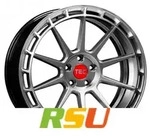 TEC Speedwheels GT8 hyper-silber (links) 8.5x20 ET45 - LK5/108 ML72.5 Alufelge silber