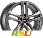 TEC Speedwheels AS4 EVO gun-metal 8x19 ET45 - LK5/108 ML63.4 Alufelge grau