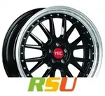 TEC Speedwheels GT EVO black-polished-lip 8x18 ET38 - LK5/120 ML72.6 Alufelge schwarz