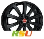 Mak Birmingham gloss black 8.5x19 ET45 - LK5/108 ML63.4 Alufelge schwarz