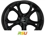 Mak Lario gloss black 8x18 ET41 - LK5/110 ML65.1 Alufelge schwarz