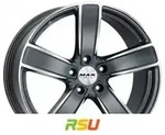 Mak Turismo-D-FF gun metallic mirror 10x21 ET19 - LK5/112 ML66.45 Alufelge grau