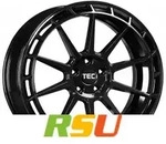 TEC Speedwheels GT8 black-glossy 8x18 ET38 - LK4/108 ML63.4 Alufelge schwarz