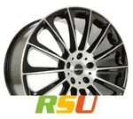 GMP Stellar black polished 9x18 ET35 - LK5/112 ML66.6 Alufelge schwarz