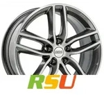 BBS SX platinum silber diamantgedreht 9x20 ET33 - LK5/112 ML66.5 Alufelge grau