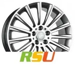 Keskin KT18 Turbo palladium front polish 7x17 ET48 - LK5/112 ML66.6 Alufelge...