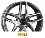 Borbet Z mistral anthracite glossy polished 8x19 ET39 - LK5/112 ML66.5 Alufelge...
