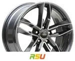 Avus Racing AF16 anthracite polished 7.5x17 ET29 - LK5/112 ML66.6 Alufelge grau