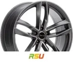 Avus Racing AF16 matt anthracite polished 7.5x17 ET29 - LK5/112 ML66.6 Alufelge grau