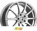 Tomason TN1 bright silver 6.5x16 ET40 - LK5/100 ML57.1 Alufelge silber