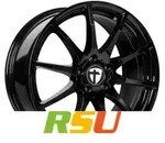 Tomason TN1 black painted 6.5x16 ET42 - LK4/108 ML63.4 Alufelge schwarz