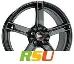 MAM W4 black painted 7x17 ET48 - LK5/108 ML72.6 Alufelge schwarz