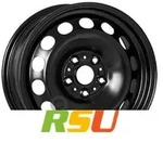 Alcar 6667 schwarz 6.5x16 ET46 - LK5/112 ML57.1 Stahlfelge schwarz