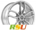 Proline ZX100 arctic silver 8x20 ET30 - LK5/112 ML66.5 Alufelge silber