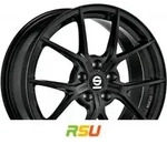 Sparco Podio gloss black 7.5x17 ET45 - LK5/108 ML73.1 Alufelge schwarz