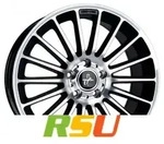 Keskin KT15 Speed black front polish 8.5x19 ET30 - LK5/112 ML66.6 Alufelge schwarz