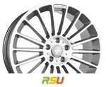 Keskin KT15 Speed palladium front polish 8x18 ET30 - LK5/112 ML66.6 Alufelge...