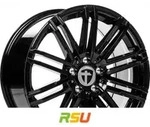 Tomason TN18 black painted 10x20 ET20 - LK5/112 ML66.5 Alufelge schwarz