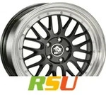 Ultra Wheels UA3 LM black / lip polished 8.5x18 ET45 - LK5/112 ML66.5 Alufelge