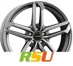 Borbet ATX graphite polished matt 8.5x19 ET40 - LK5/112 ML66.5 Alufelge grau