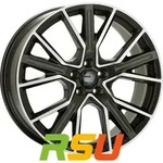 2DRV WH34 dark gunmetal hochglanzpoliert 7.5x17 ET50 - LK5/112 ML66.6 Alufelge...