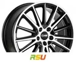 CMS C23 diamond black gloss 8x19 ET30 - LK5/112 ML66.5 Alufelge schwarz