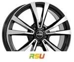 Rial M12X diamant-schwarz frontpoliert 8x19 ET61 - LK5/112 ML66.5 Alufelge...
