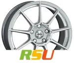 Autec Typ CR - ClubRacing hyper silber 8.5x18 ET45 - LK5/114.3 ML70 Alufelge silber