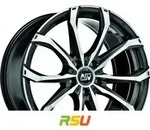 MSW MSW 48 gloss black full polished 6.5x20 ET33 - LK5/114.3 ML66.06 Alufelge schwarz
