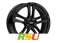 TEC Speedwheels AS4 black glossy 6.5x16 ET45 - LK5/114.3 ML72.5 Alufelge schwarz