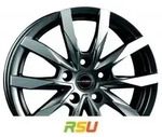 Borbet CW5 mistral anthracite glossy polished 7.5x18 ET53 - LK5/130 ML78.1 Alufelge