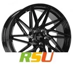 Keskin KT20 Future black painted 8.5x20 ET35 - LK5/120 ML72.6 Alufelge schwarz