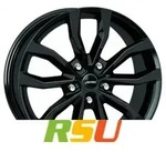 Autec Typ U - Uteca schwarz 9x21 ET40 - LK5/114.3 ML70 Alufelge schwarz