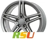 Rial M10 metal-grey 6.5x16 ET44 - LK5/112 ML66.5 Alufelge grau