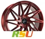 Keskin KT20 Future candy red 8.5x19 ET45 - LK5/112 ML72.6 Alufelge rot