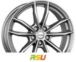 Rial X12X metal-grey 9x19 ET38 - LK5/112 ML66.5 Alufelge grau