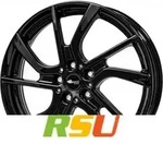 Brock EB1 schwarz lackiert 5x19 ET43 - LK5/112 ML66.7 Alufelge schwarz