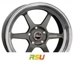 Borbet DB8GT graphite rim polished 8.5x18 ET20 - LK5/120 ML72.5 Alufelge grau