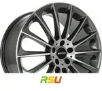 GMP Stellar anthracite polished 7.5x17 ET35 - LK5/112 ML66.6 Alufelge grau
