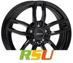 Autec Typ MC - Mercador schwarz 7.5x17 ET40 - LK5/112 ML66.5 Alufelge schwarz