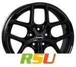 Borbet Y black glossy 8.5x19 ET48 - LK5/108 ML72.5 Alufelge schwarz