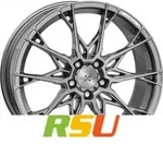 Axxion X1 daytona grau lackiert 8.5x19 ET35 - LK5/112 ML72.6 Alufelge grau